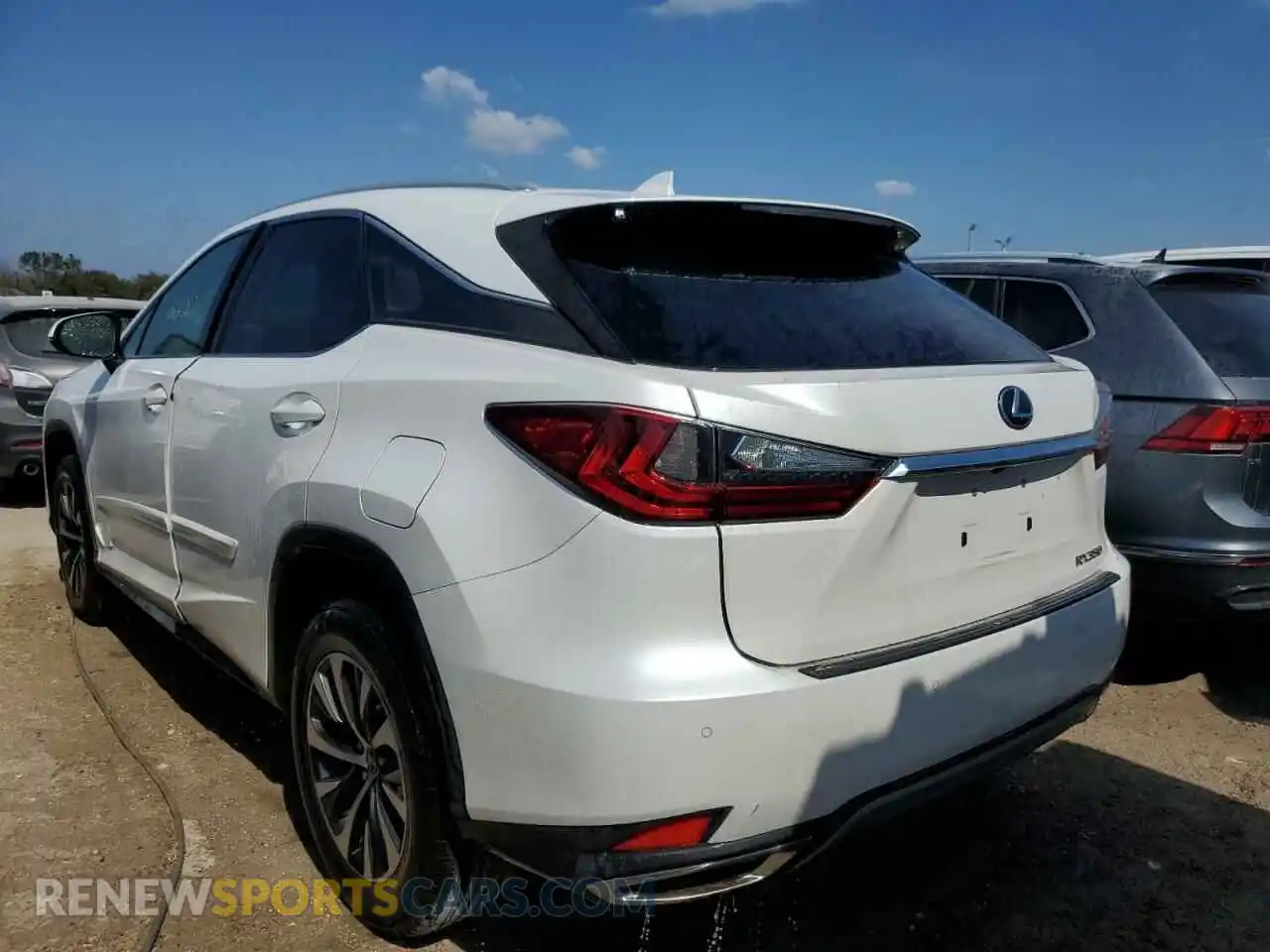 2 Photograph of a damaged car 2T2HZMDA1LC215024 LEXUS RX350 2020