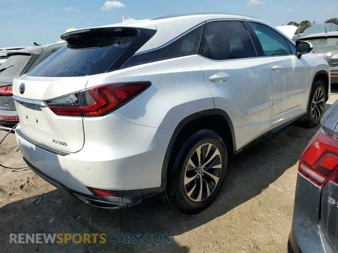3 Photograph of a damaged car 2T2HZMDA1LC215024 LEXUS RX350 2020