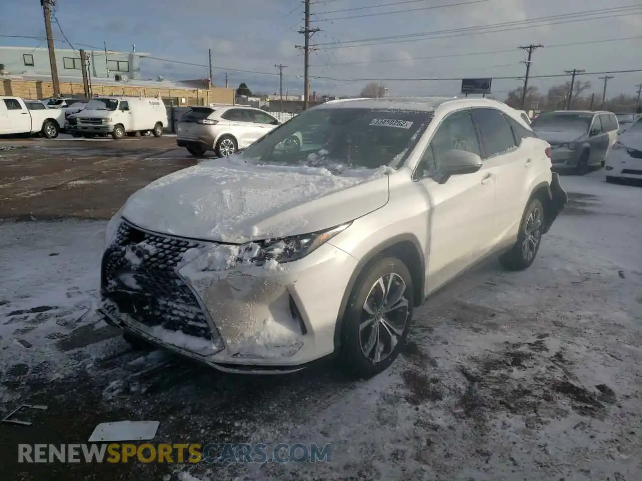 2 Фотография поврежденного автомобиля 2T2HZMDA1LC215170 LEXUS RX350 2020