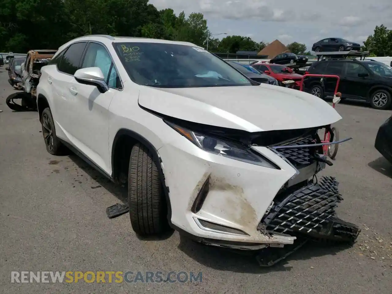 1 Photograph of a damaged car 2T2HZMDA1LC223012 LEXUS RX350 2020