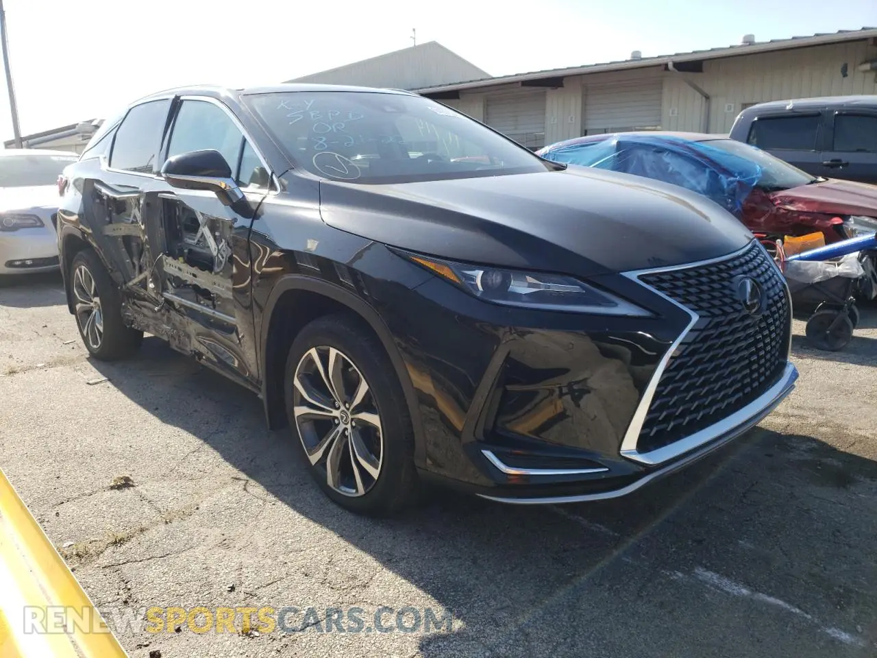 1 Photograph of a damaged car 2T2HZMDA1LC238805 LEXUS RX350 2020