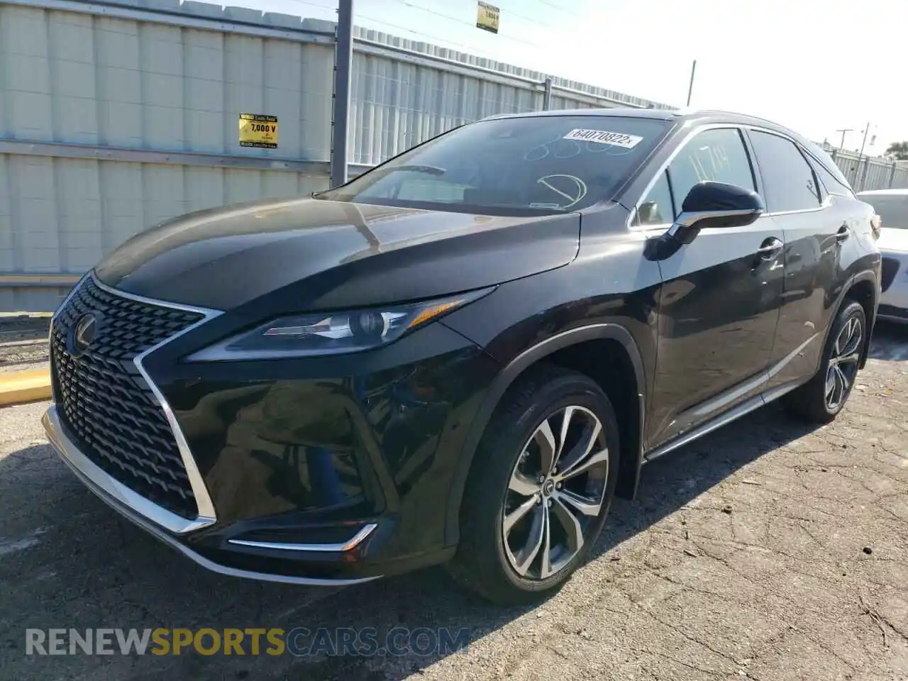 2 Photograph of a damaged car 2T2HZMDA1LC238805 LEXUS RX350 2020
