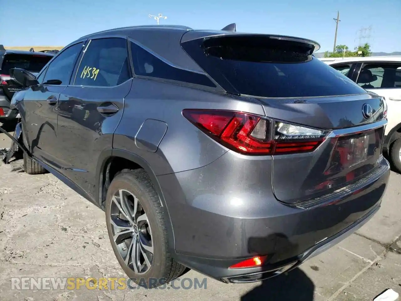 3 Photograph of a damaged car 2T2HZMDA2LC212195 LEXUS RX350 2020