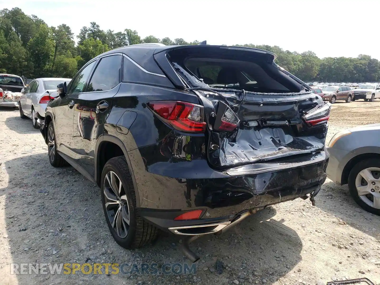 3 Фотография поврежденного автомобиля 2T2HZMDA2LC231264 LEXUS RX350 2020