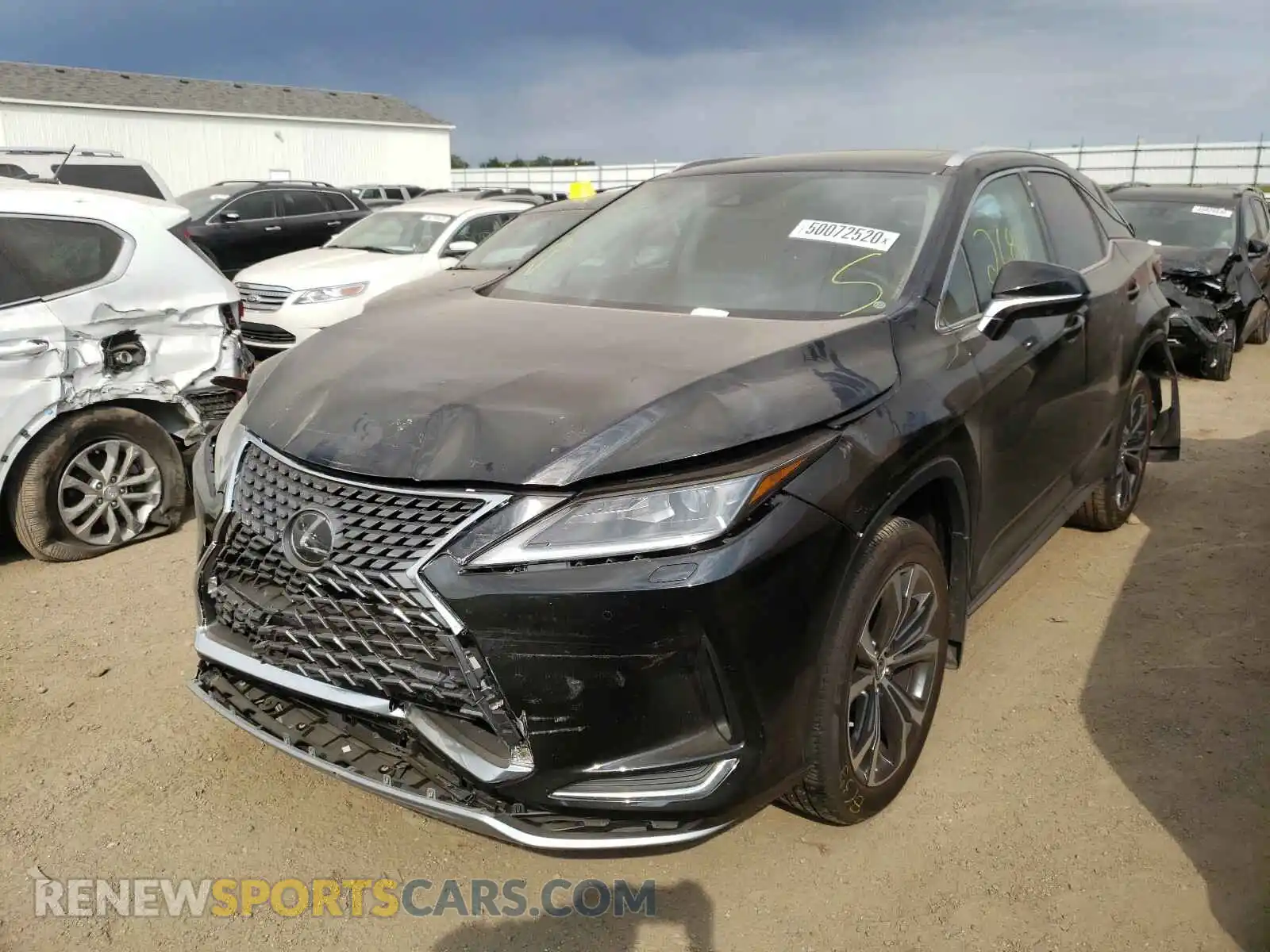 2 fotografías del automóvil dañado 2T2HZMDA2LC237291 LEXUS RX350 2020