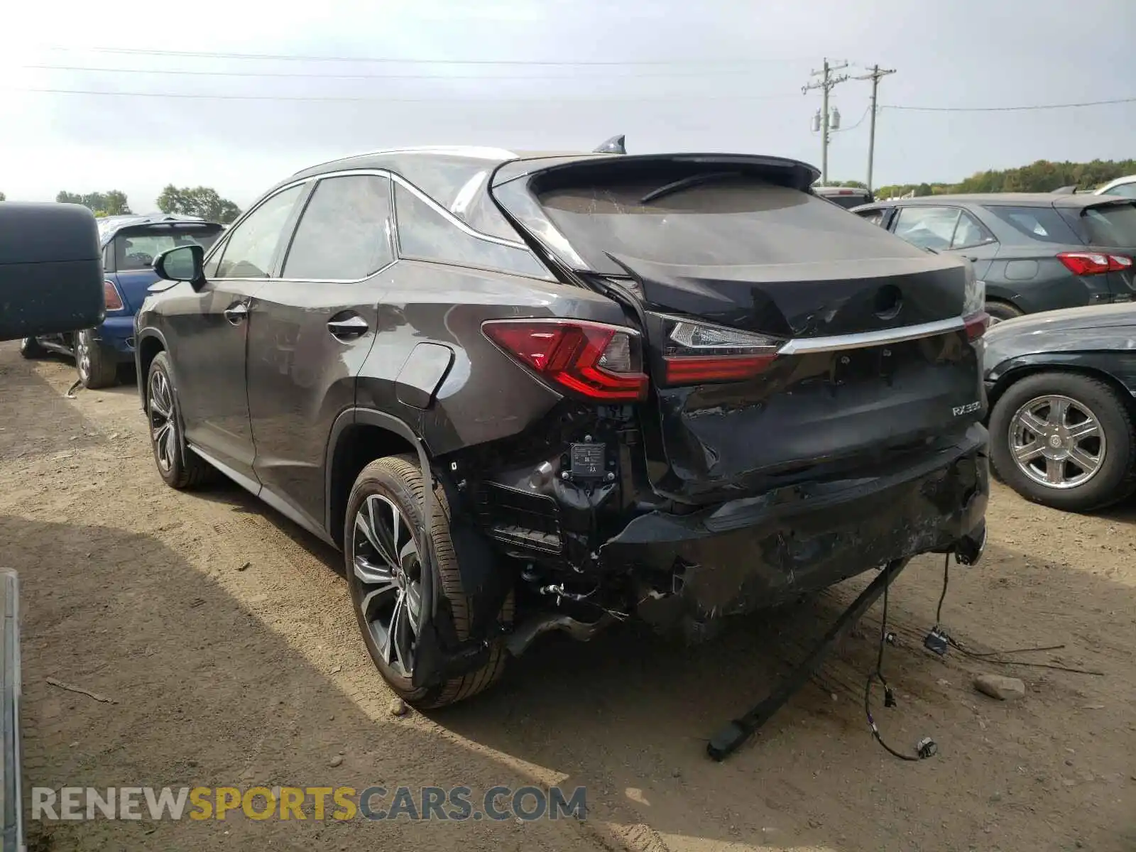 3 fotografías del automóvil dañado 2T2HZMDA2LC237291 LEXUS RX350 2020