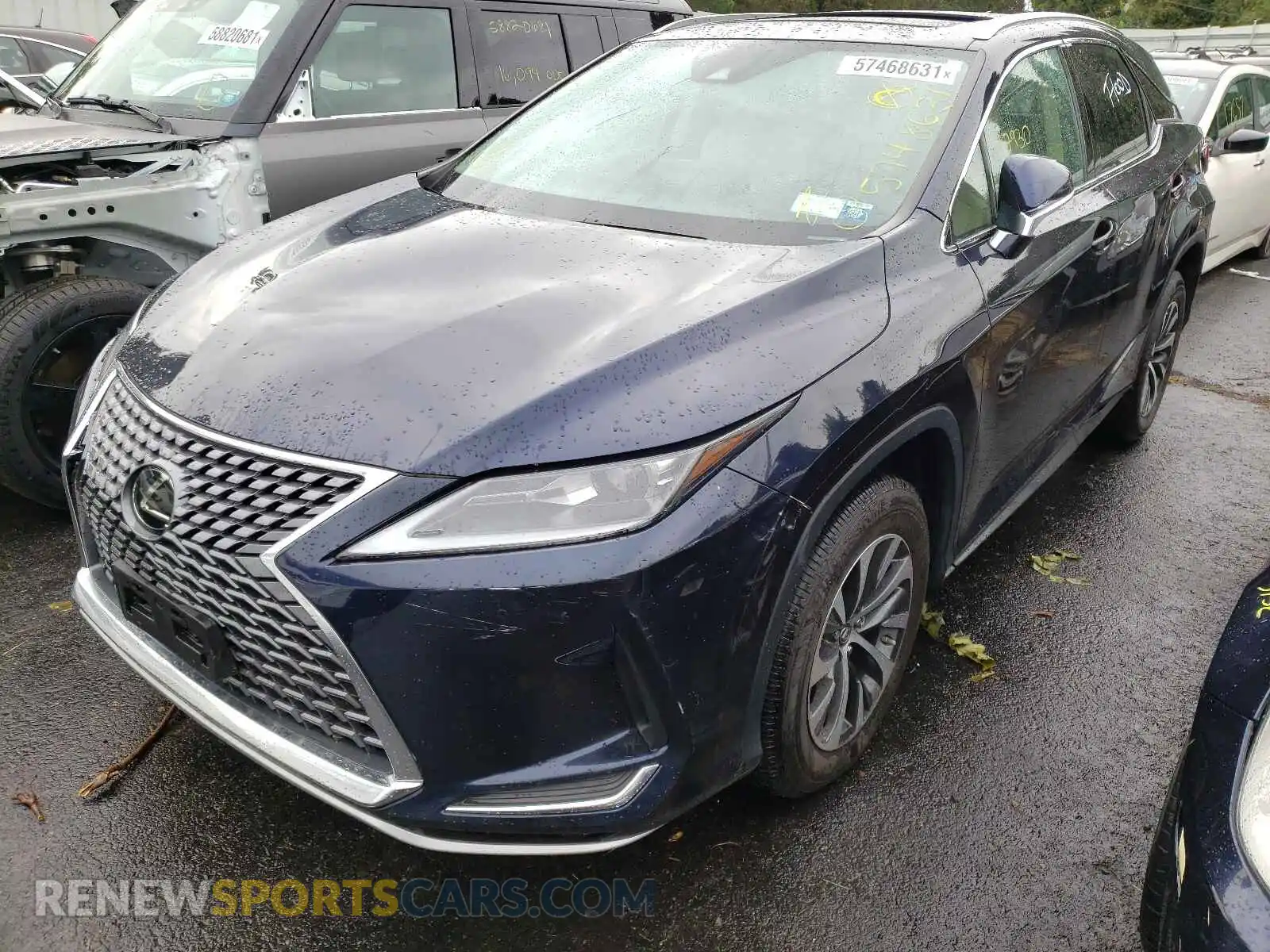 2 Photograph of a damaged car 2T2HZMDA3LC221388 LEXUS RX350 2020