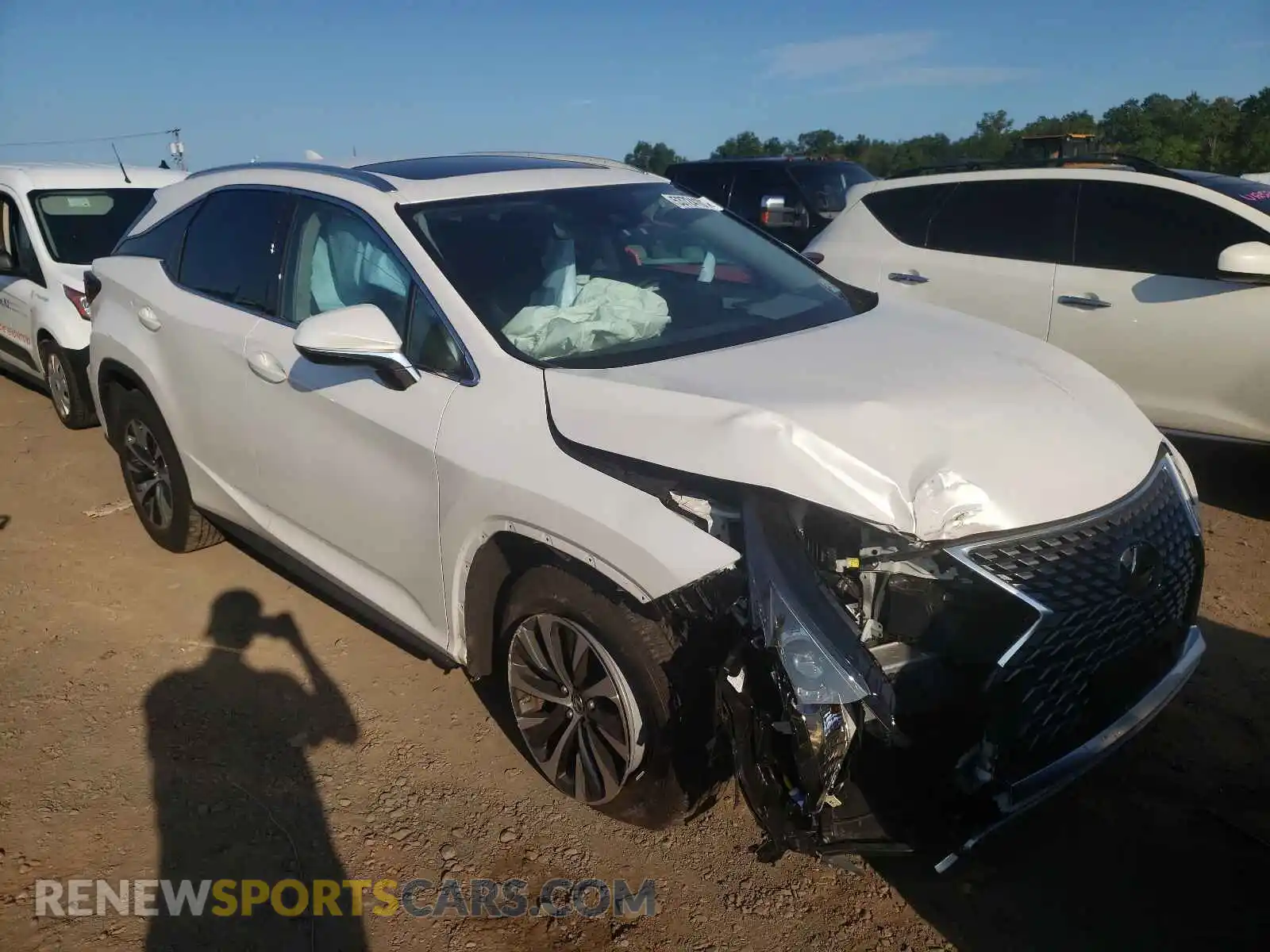 1 Photograph of a damaged car 2T2HZMDA4LC217138 LEXUS RX350 2020