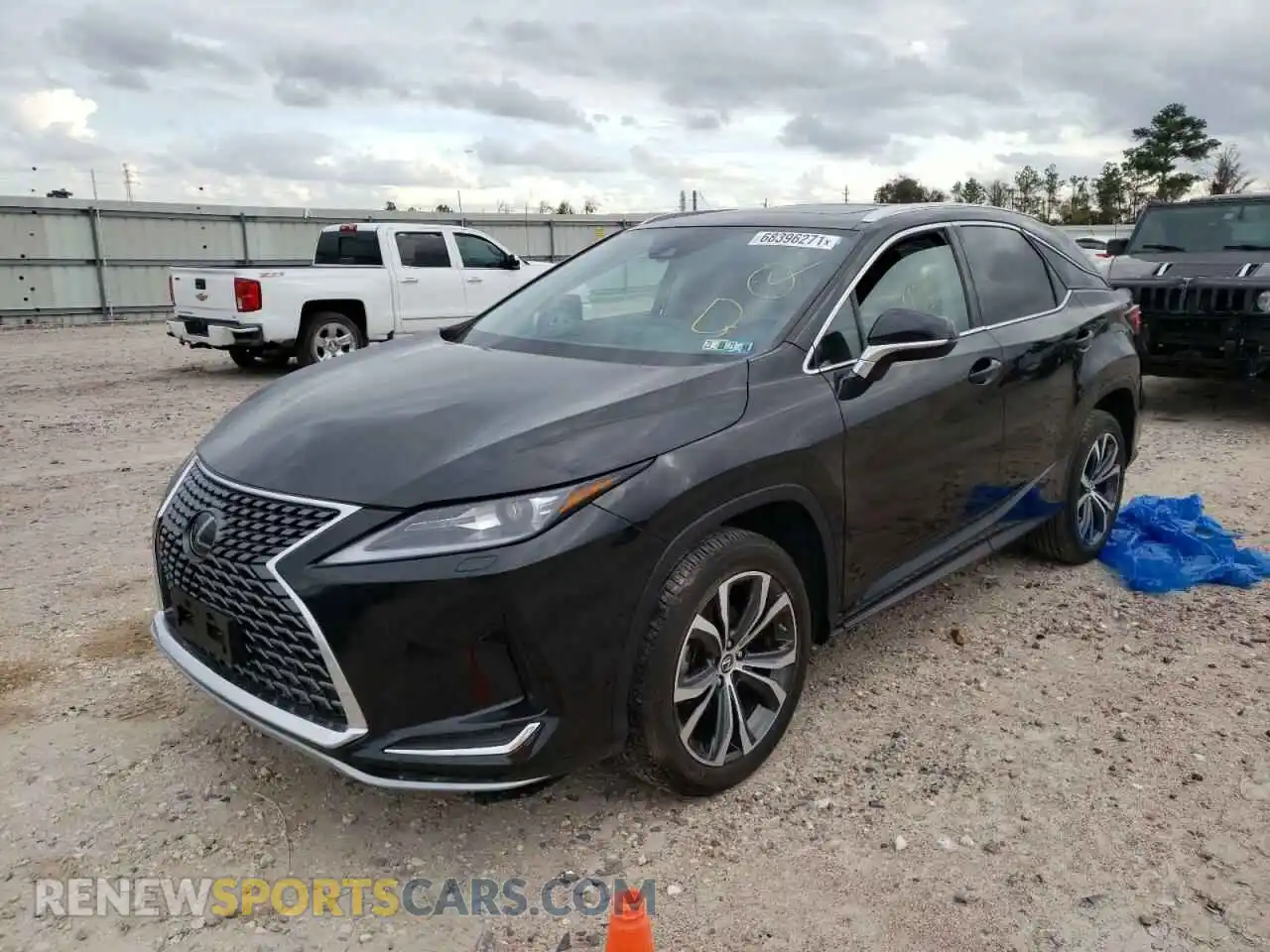 2 Photograph of a damaged car 2T2HZMDA4LC220671 LEXUS RX350 2020