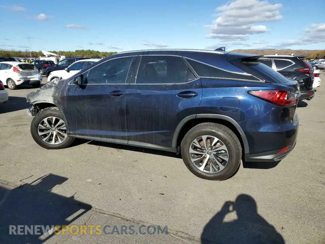 2 Photograph of a damaged car 2T2HZMDA5LC230450 LEXUS RX350 2020
