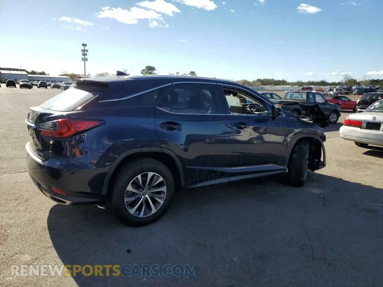 3 Photograph of a damaged car 2T2HZMDA5LC230450 LEXUS RX350 2020