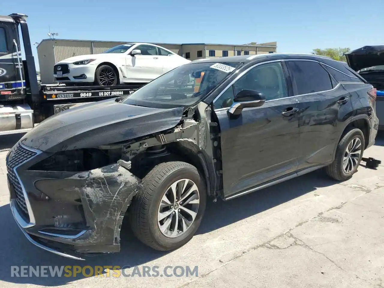 1 Photograph of a damaged car 2T2HZMDA5LC231176 LEXUS RX350 2020