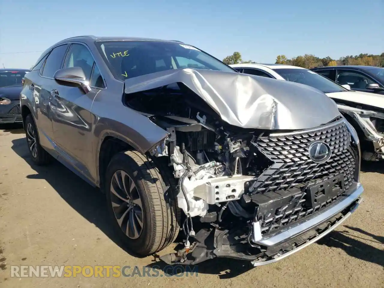 1 Photograph of a damaged car 2T2HZMDA5LC237382 LEXUS RX350 2020