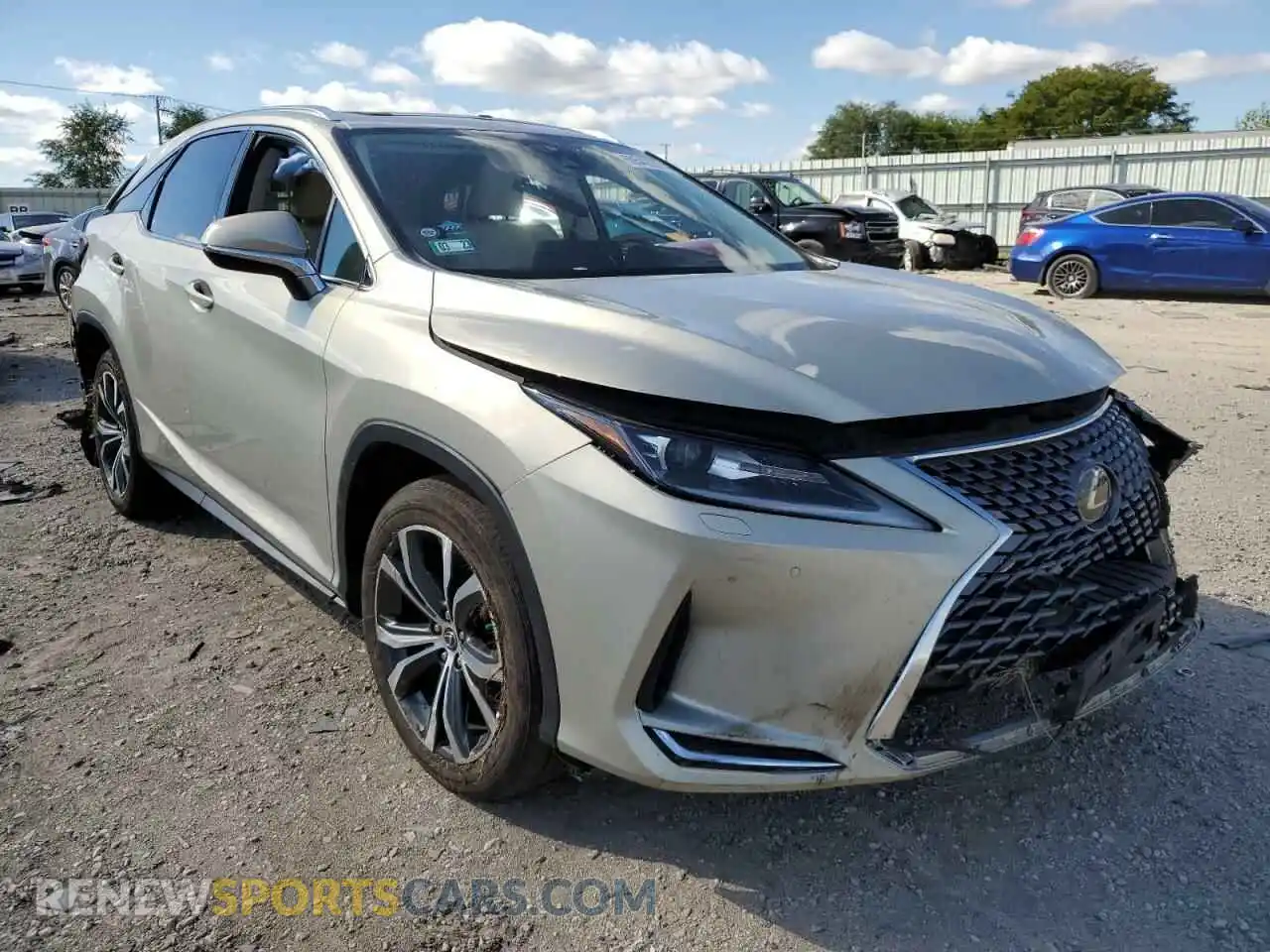 1 Photograph of a damaged car 2T2HZMDA6LC223409 LEXUS RX350 2020