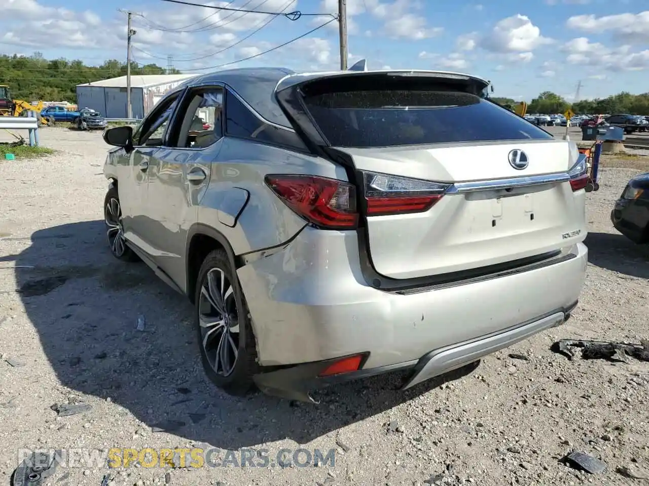 3 Photograph of a damaged car 2T2HZMDA6LC223409 LEXUS RX350 2020