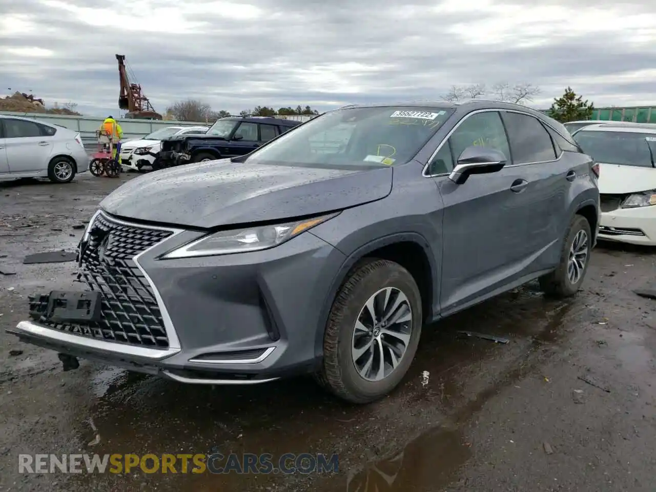 2 Photograph of a damaged car 2T2HZMDA7LC222477 LEXUS RX350 2020
