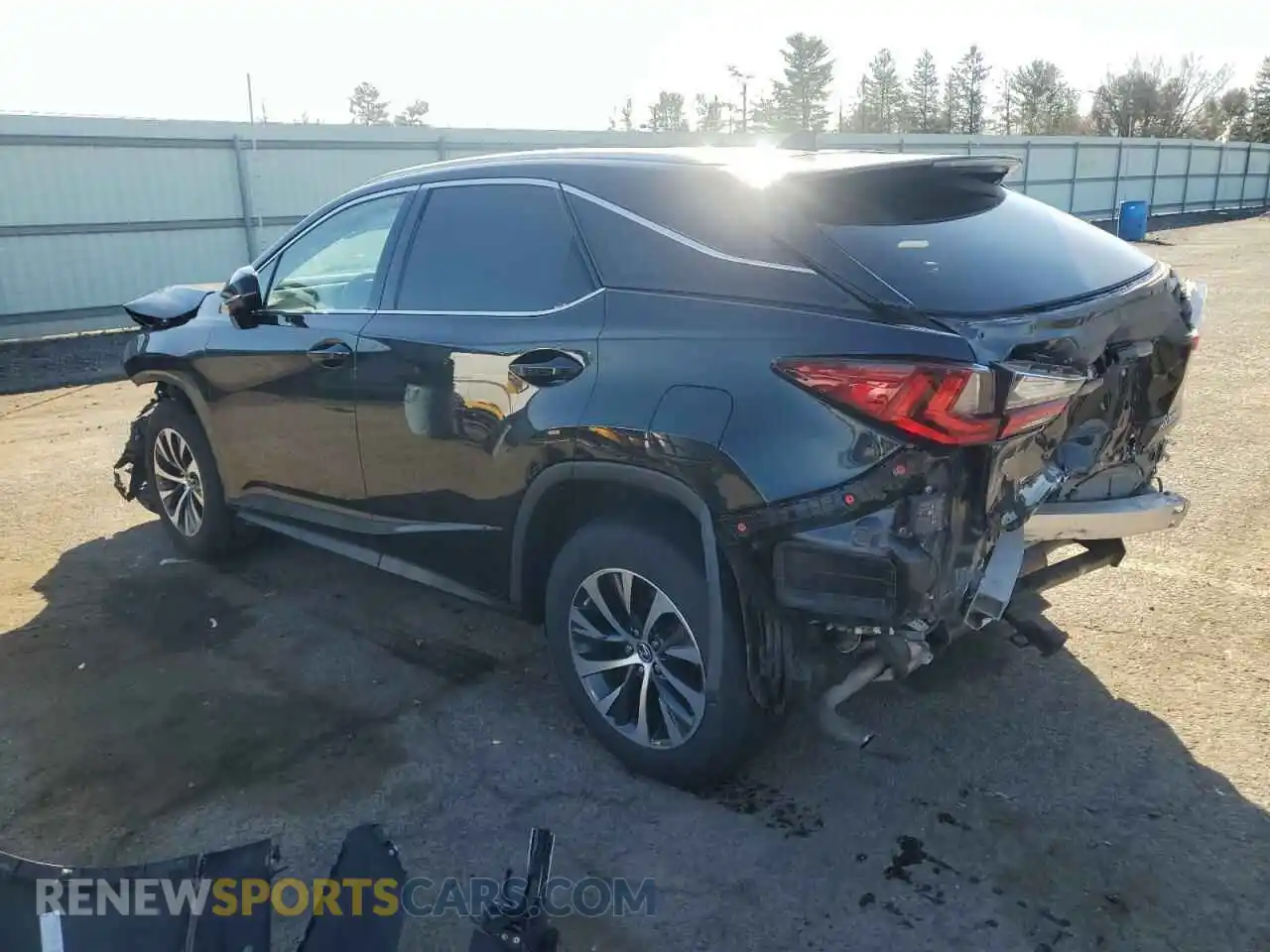 2 Photograph of a damaged car 2T2HZMDA7LC223550 LEXUS RX350 2020
