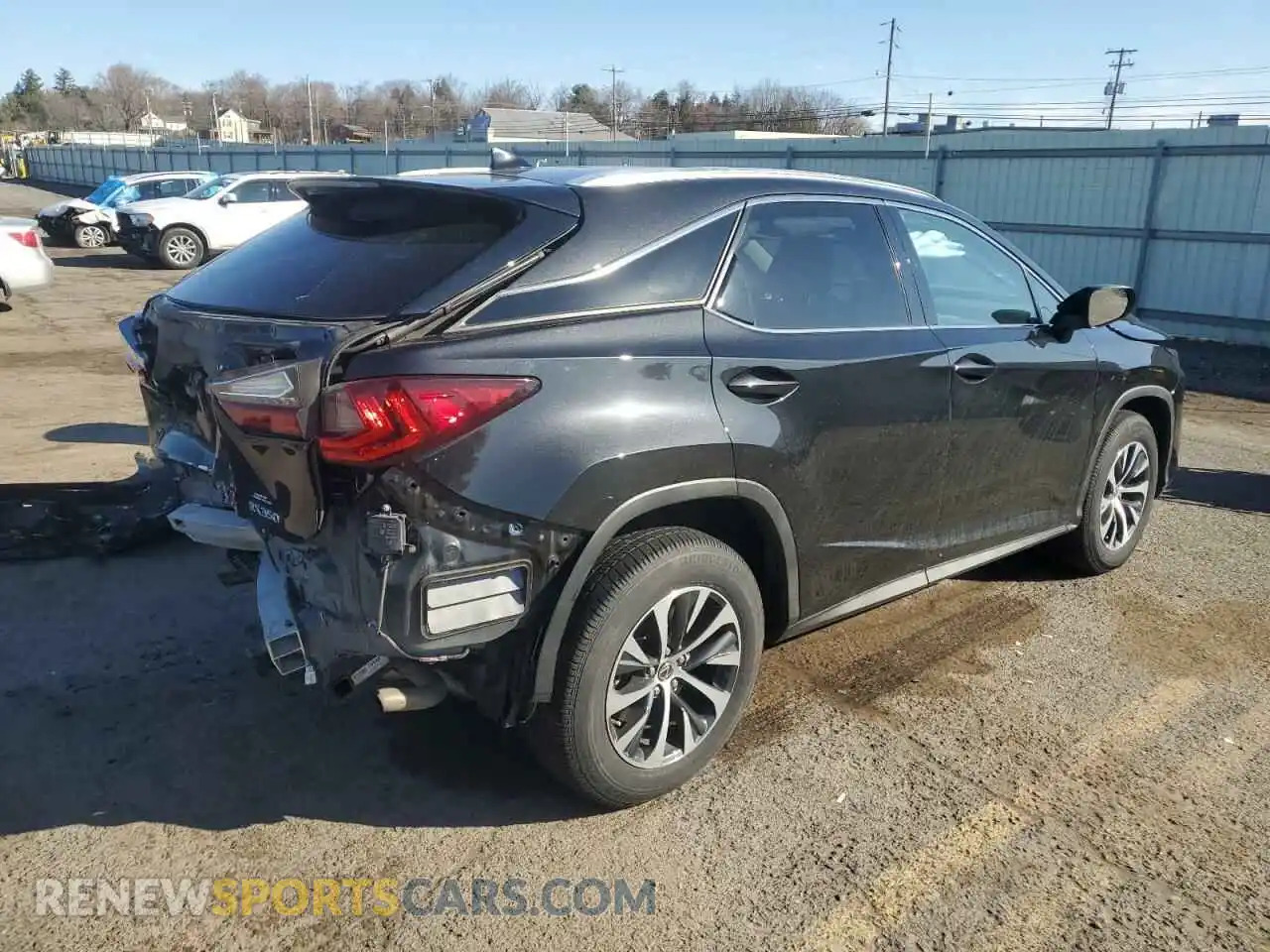 3 Photograph of a damaged car 2T2HZMDA7LC223550 LEXUS RX350 2020