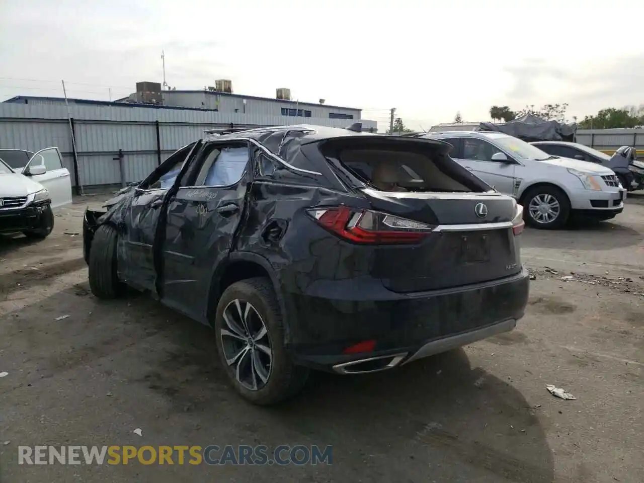 3 Photograph of a damaged car 2T2HZMDA7LC227761 LEXUS RX350 2020