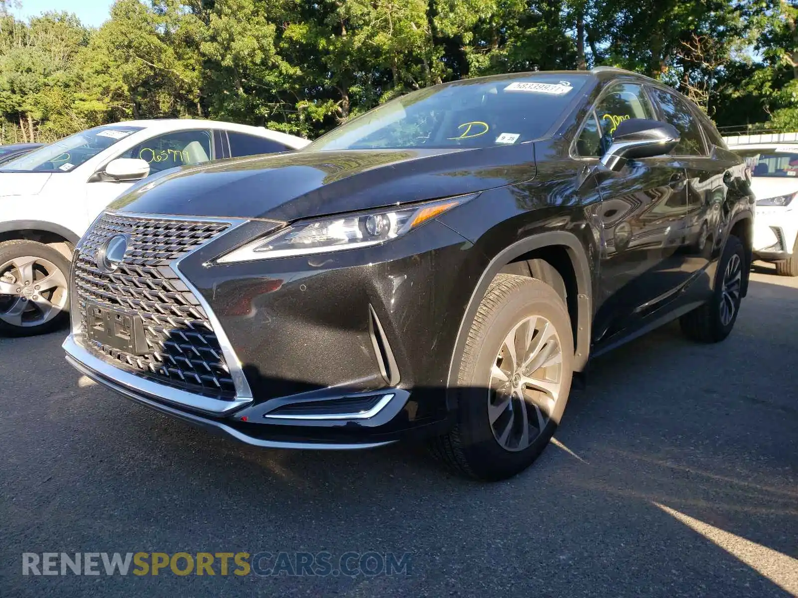 2 Photograph of a damaged car 2T2HZMDA7LC256449 LEXUS RX350 2020