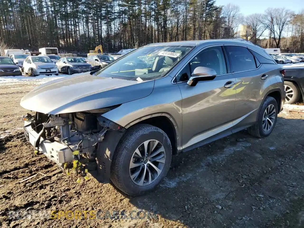 1 Photograph of a damaged car 2T2HZMDA7LC257195 LEXUS RX350 2020