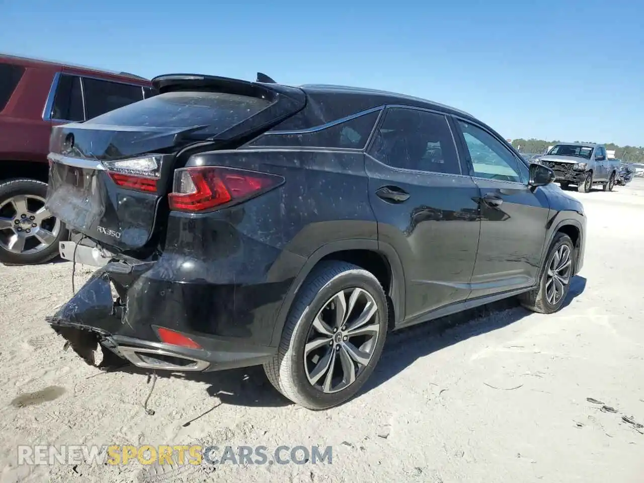 3 Фотография поврежденного автомобиля 2T2HZMDA8LC237327 LEXUS RX350 2020