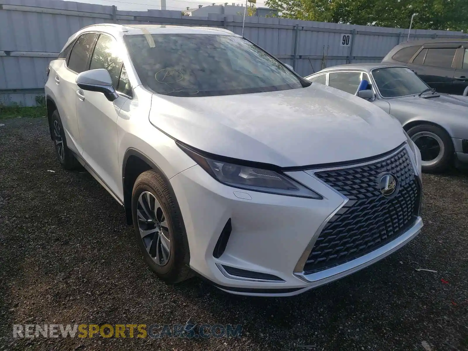 1 Photograph of a damaged car 2T2HZMDA8LC247839 LEXUS RX350 2020