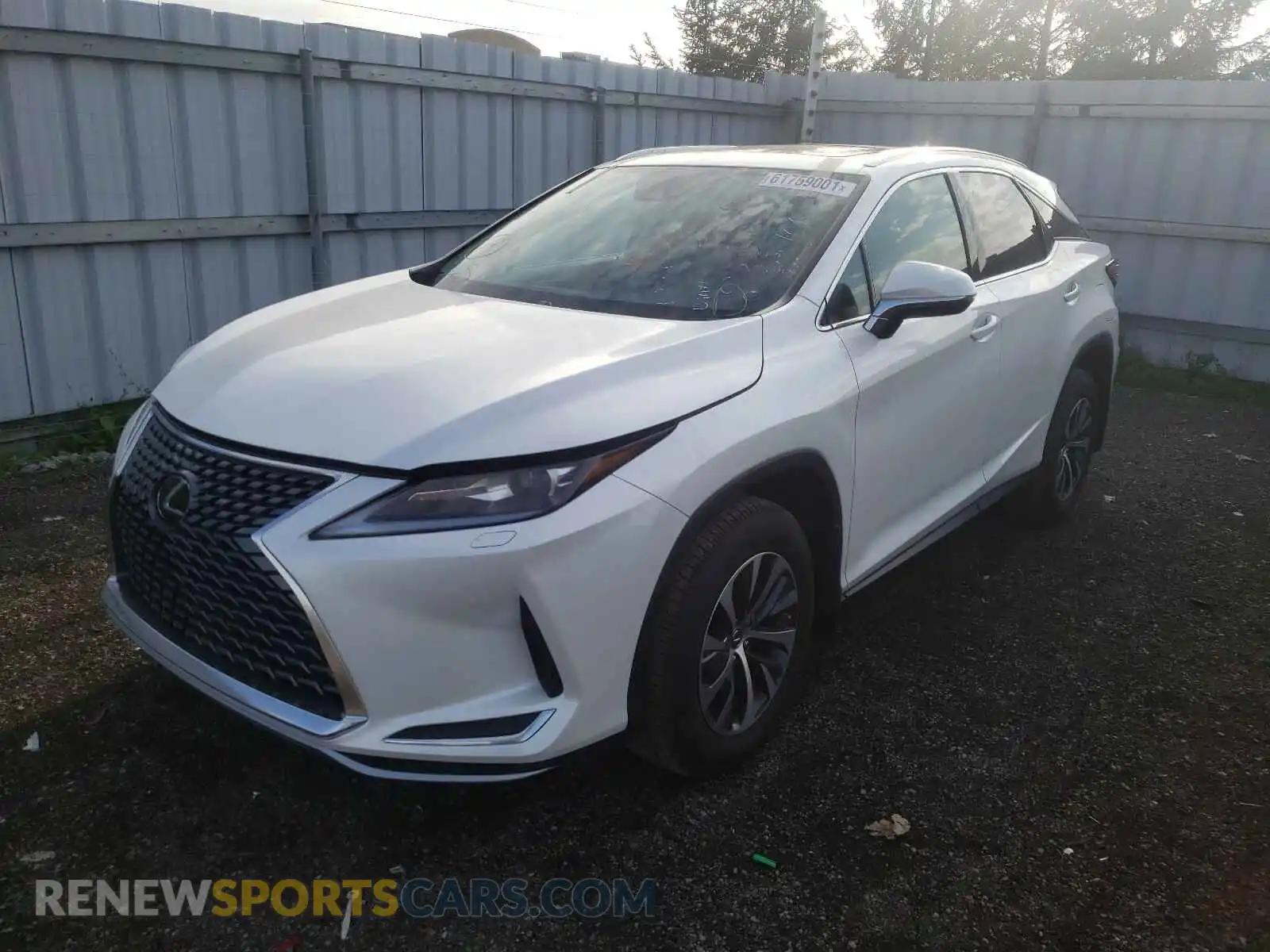 2 Photograph of a damaged car 2T2HZMDA8LC247839 LEXUS RX350 2020