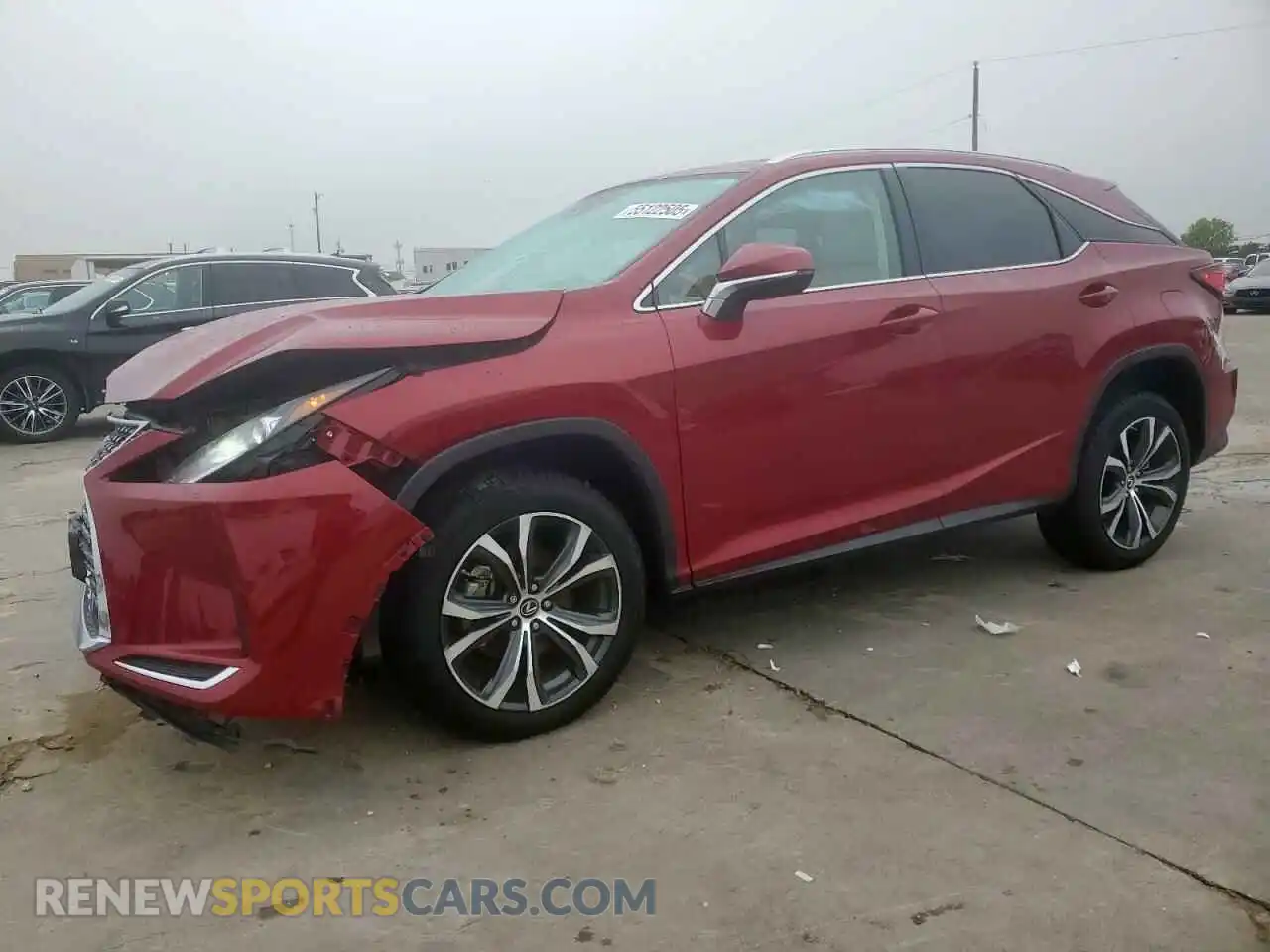 1 Photograph of a damaged car 2T2HZMDA8LC250384 LEXUS RX350 2020