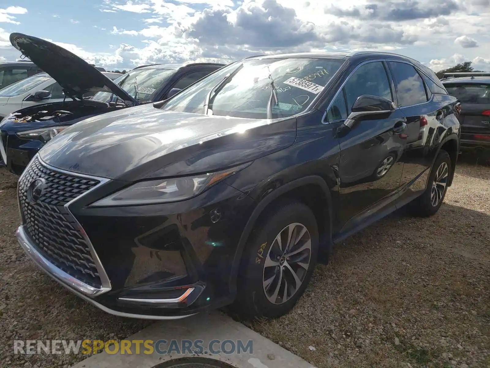 2 Photograph of a damaged car 2T2HZMDA8LC254239 LEXUS RX350 2020