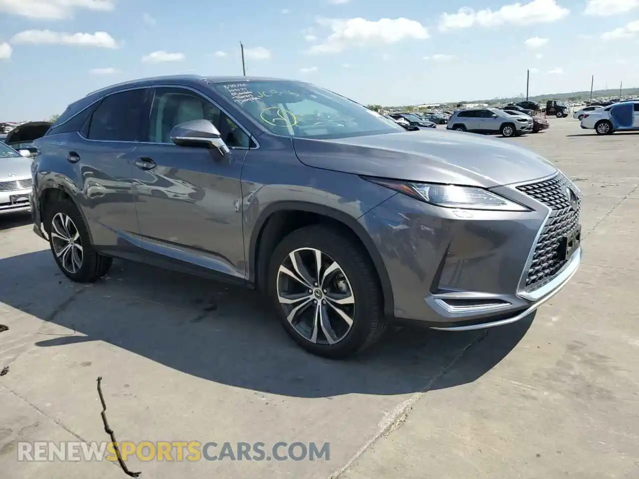 1 Photograph of a damaged car 2T2HZMDA9LC257683 LEXUS RX350 2020