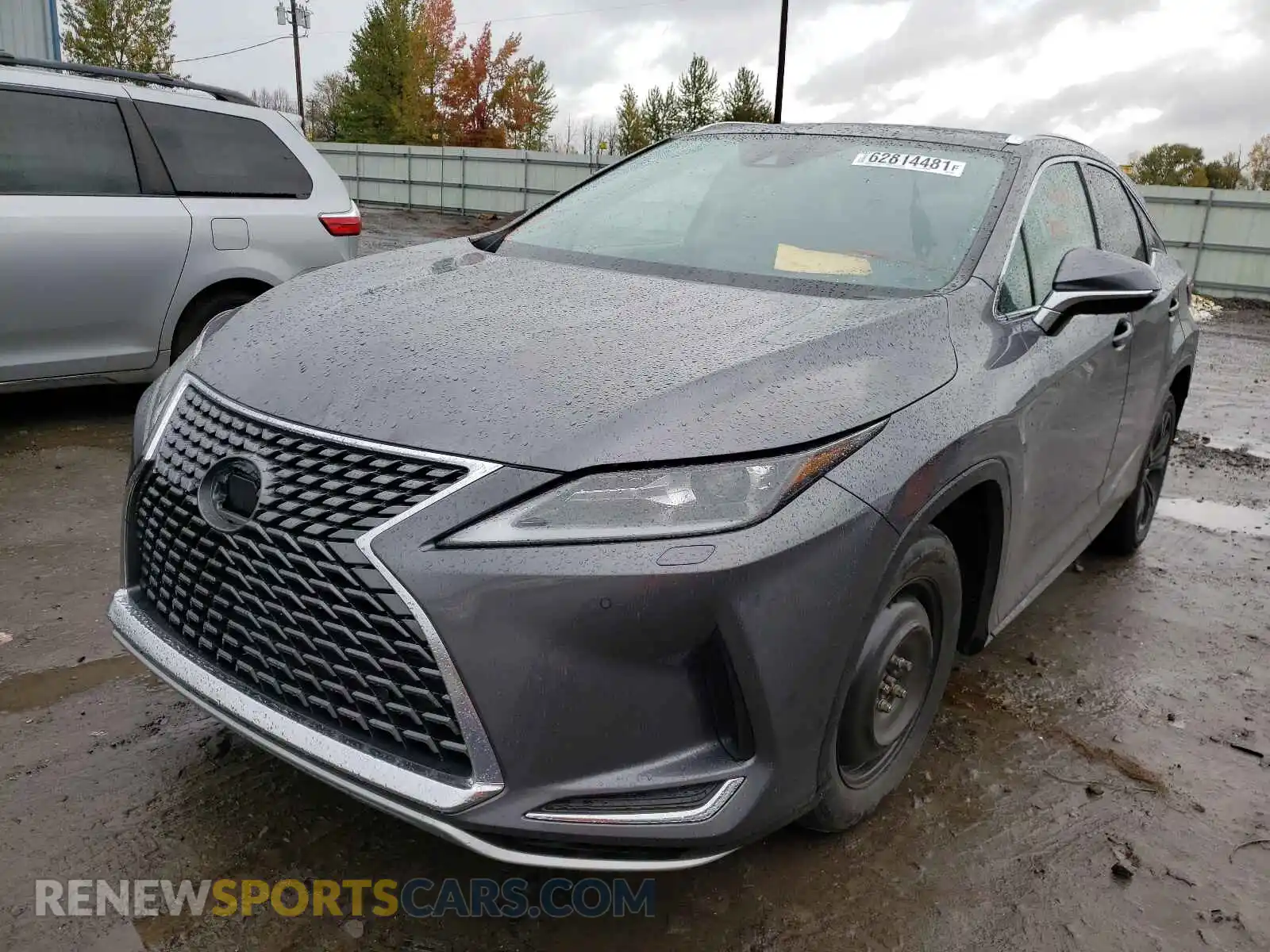 2 Photograph of a damaged car 2T2HZMDAXLC230377 LEXUS RX350 2020