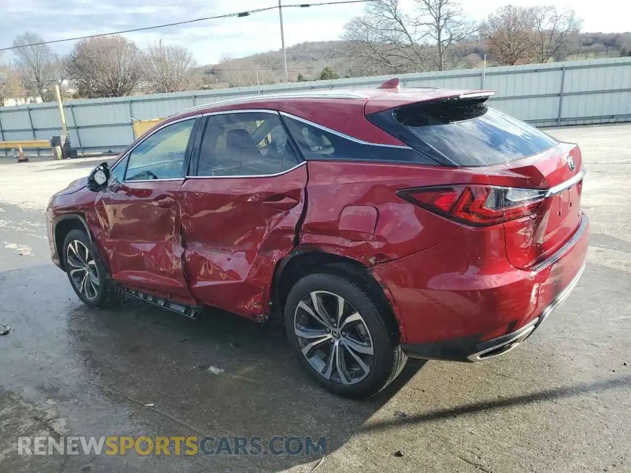 2 Photograph of a damaged car 2T2HZMDAXLC252301 LEXUS RX350 2020