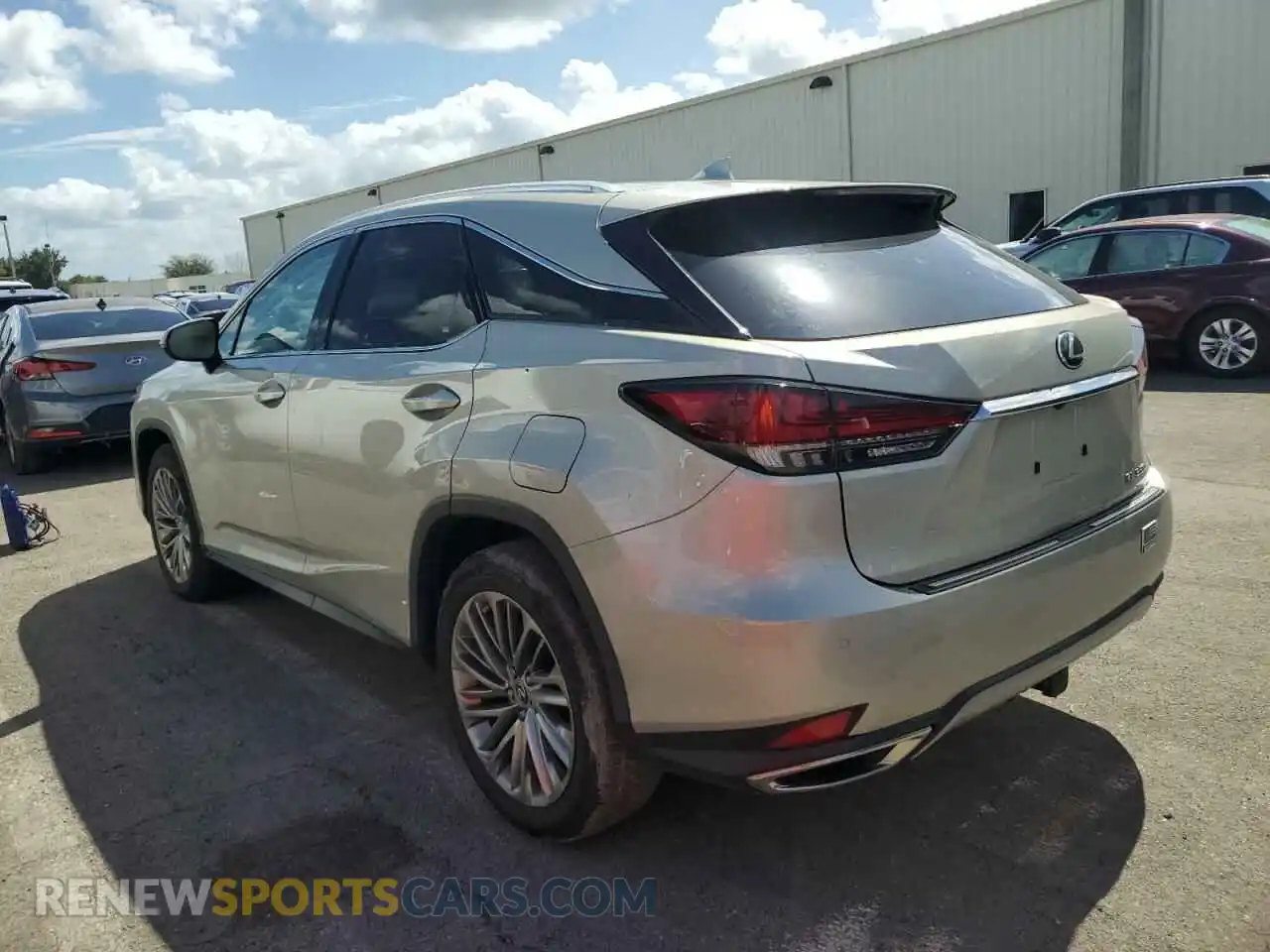 2 fotografías del automóvil dañado 2T2JZMAA1LC165103 LEXUS RX350 2020