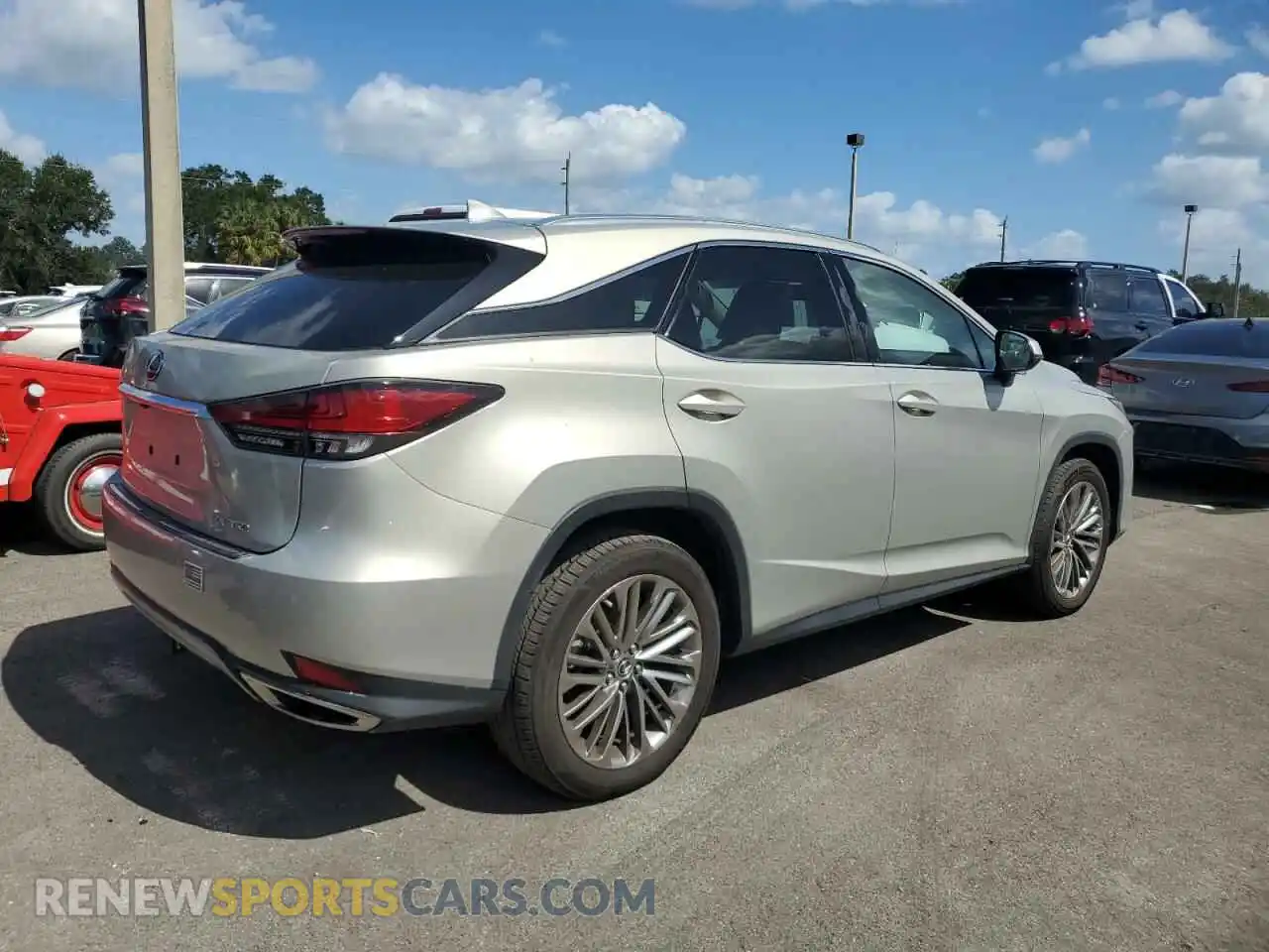 3 fotografías del automóvil dañado 2T2JZMAA1LC165103 LEXUS RX350 2020