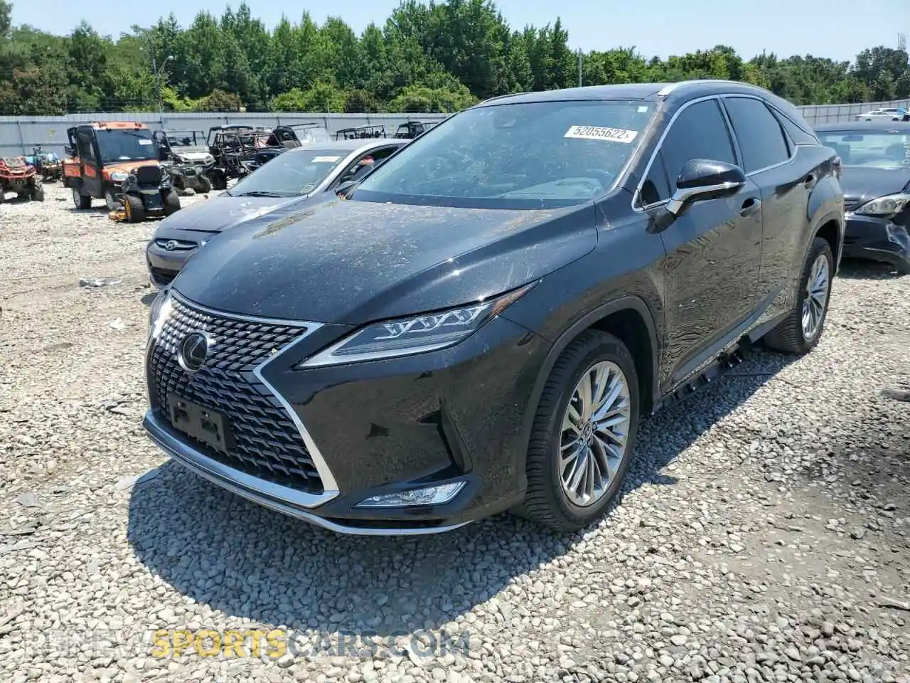 2 Photograph of a damaged car 2T2JZMAA2LC159889 LEXUS RX350 2020