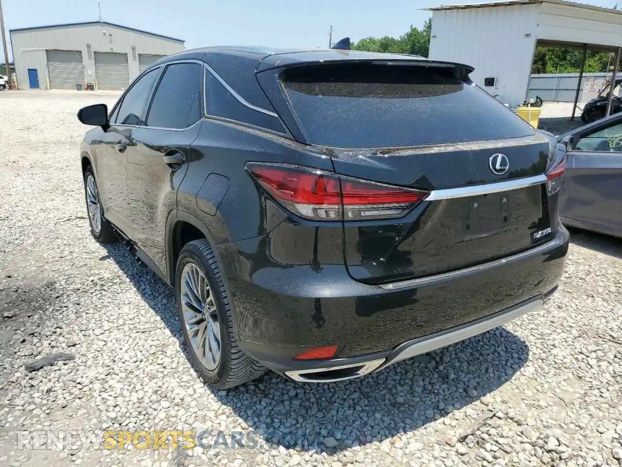 3 Photograph of a damaged car 2T2JZMAA2LC159889 LEXUS RX350 2020