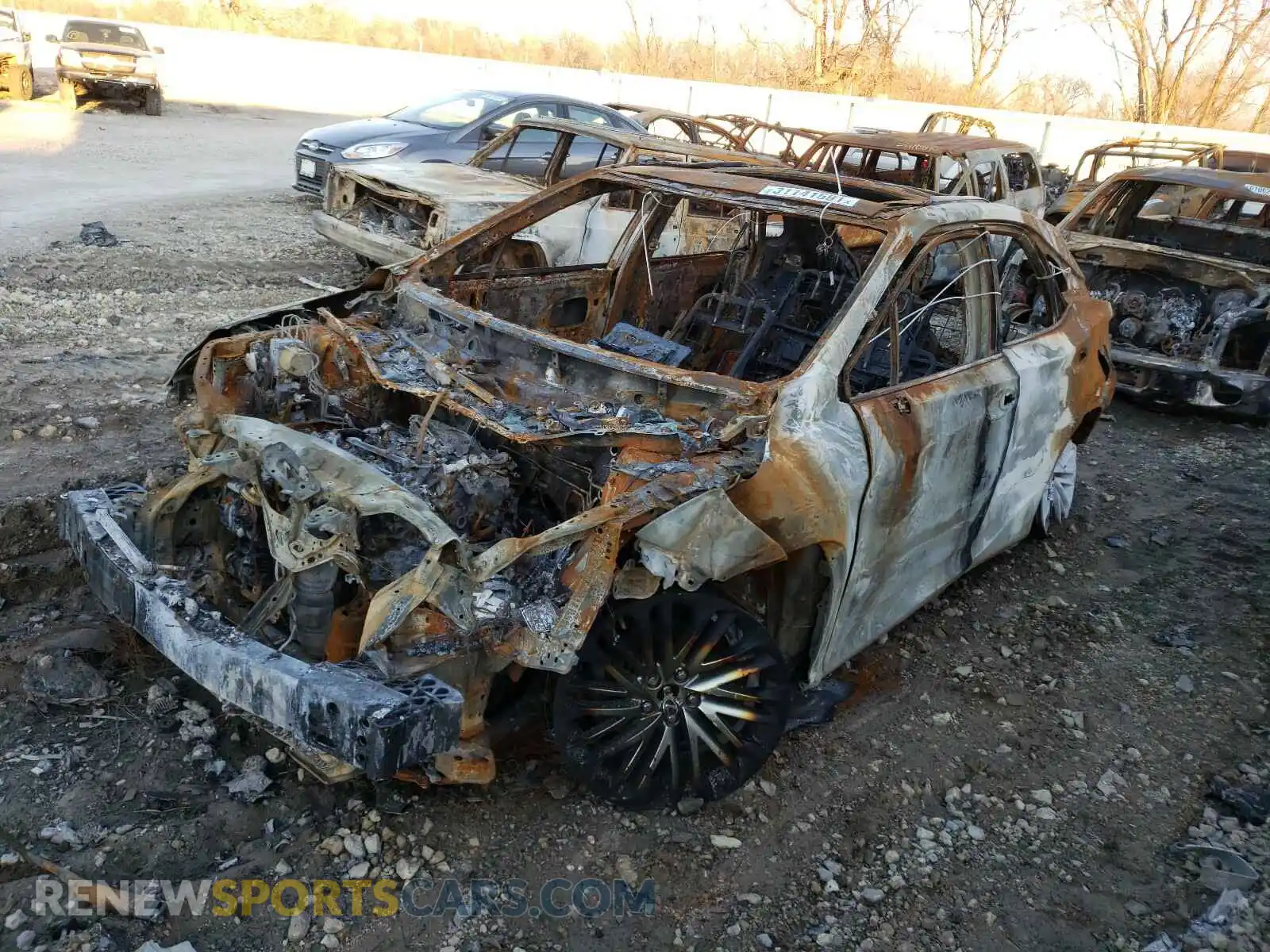 2 Photograph of a damaged car 2T2JZMDA4LC228156 LEXUS RX350 2020