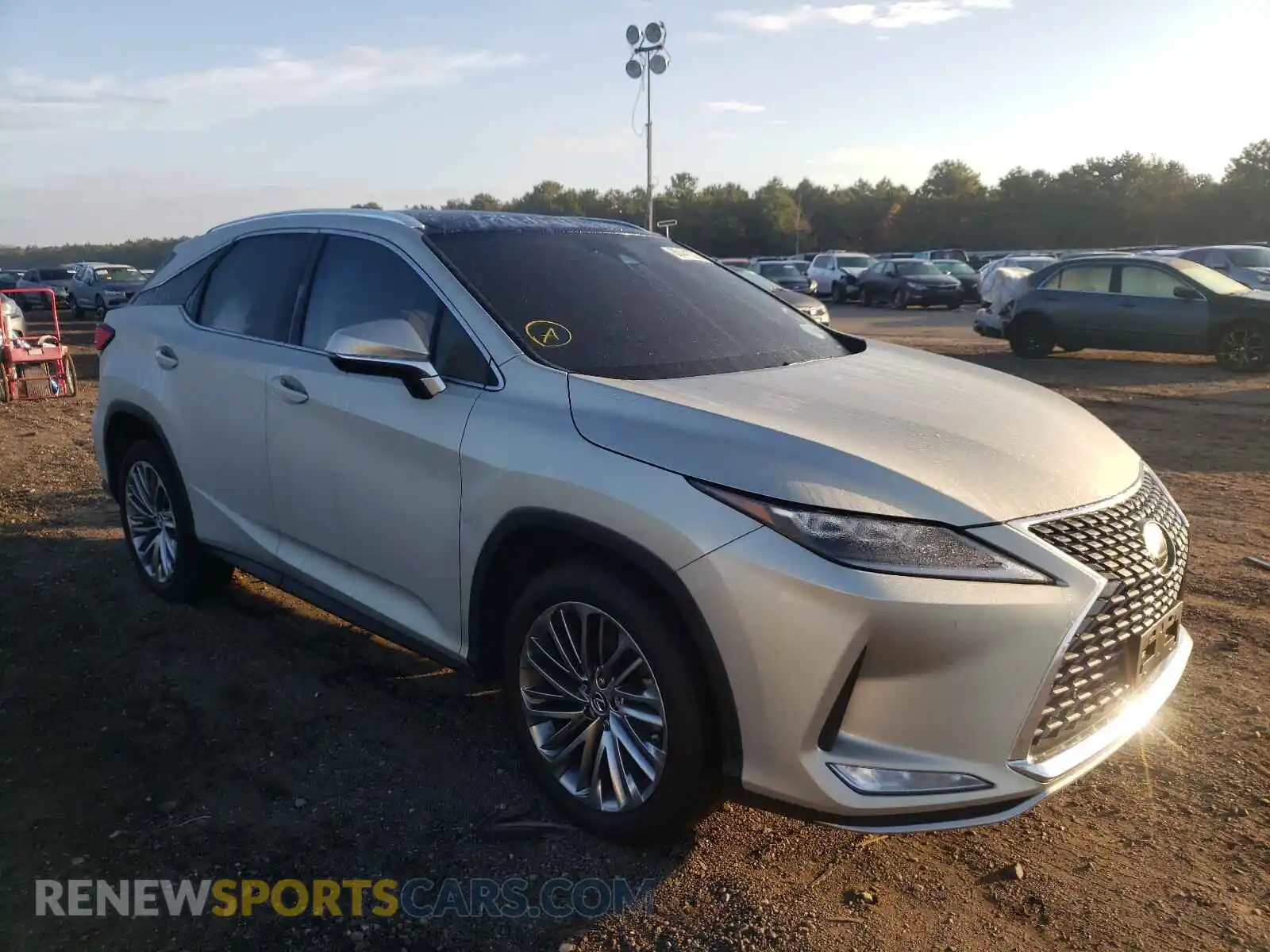 1 Photograph of a damaged car 2T2JZMDA7LC245355 LEXUS RX350 2020