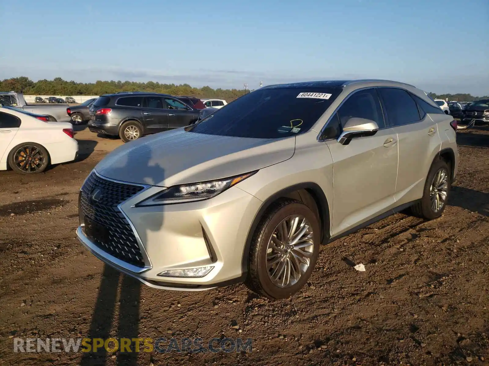2 Photograph of a damaged car 2T2JZMDA7LC245355 LEXUS RX350 2020