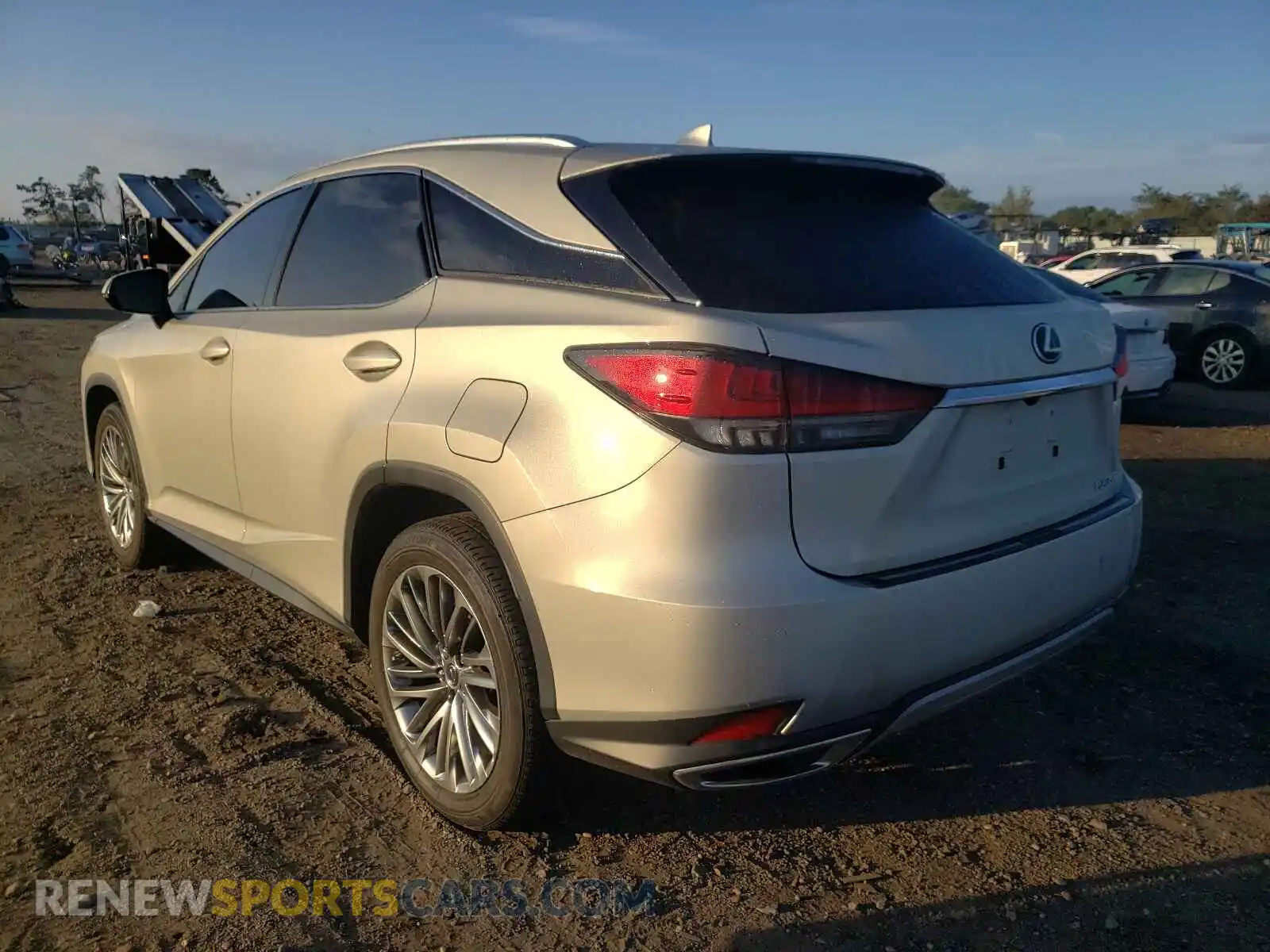 3 Photograph of a damaged car 2T2JZMDA7LC245355 LEXUS RX350 2020