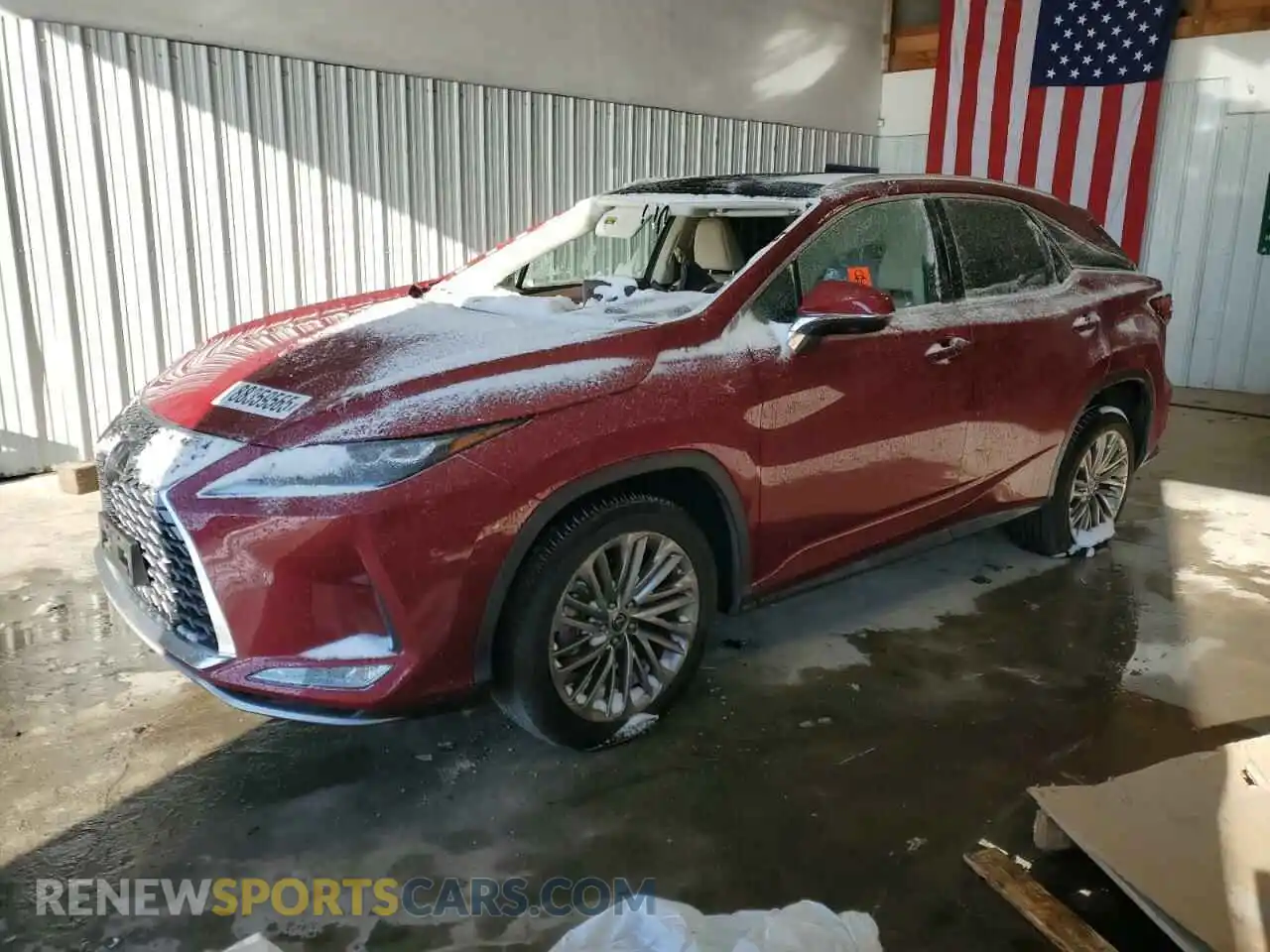 1 Photograph of a damaged car 2T2JZMDA9LC222630 LEXUS RX350 2020