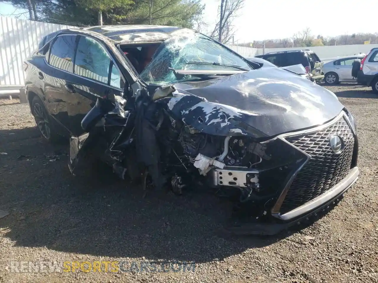 1 Photograph of a damaged car 2T2SZMDA1LC248627 LEXUS RX350 2020