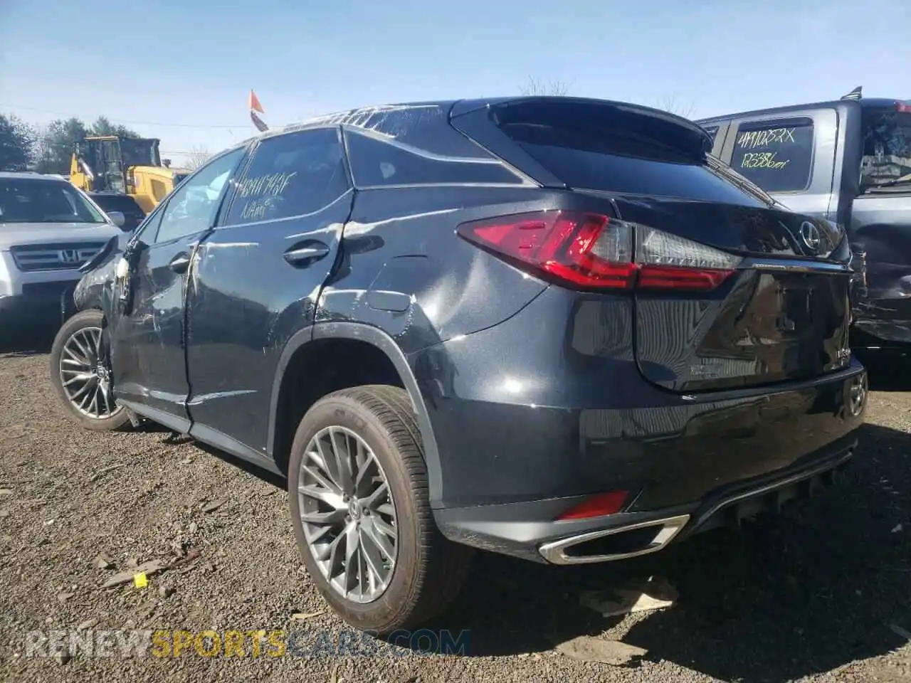 3 Photograph of a damaged car 2T2SZMDA1LC248627 LEXUS RX350 2020