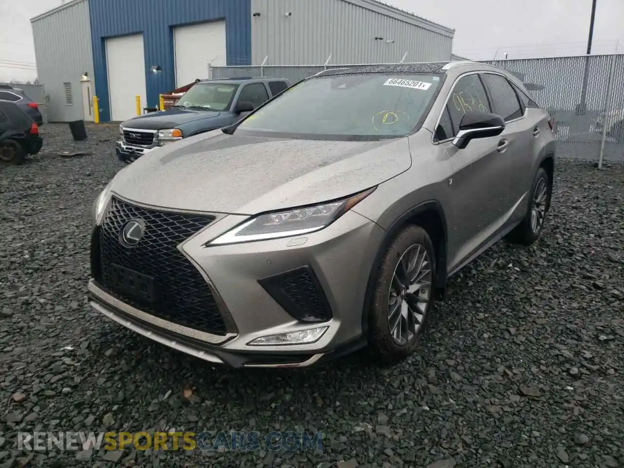 2 fotografías del automóvil dañado 2T2YZMDA3LC243097 LEXUS RX350 2020