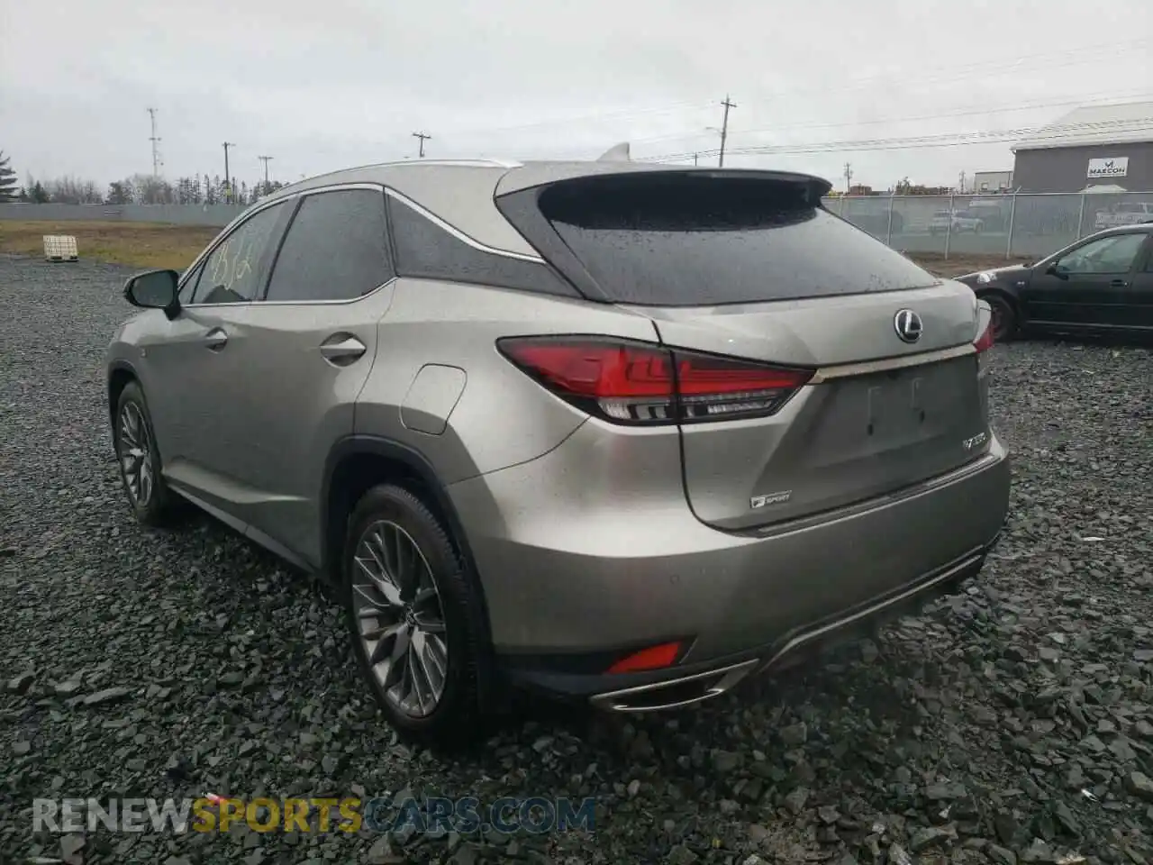 3 fotografías del automóvil dañado 2T2YZMDA3LC243097 LEXUS RX350 2020