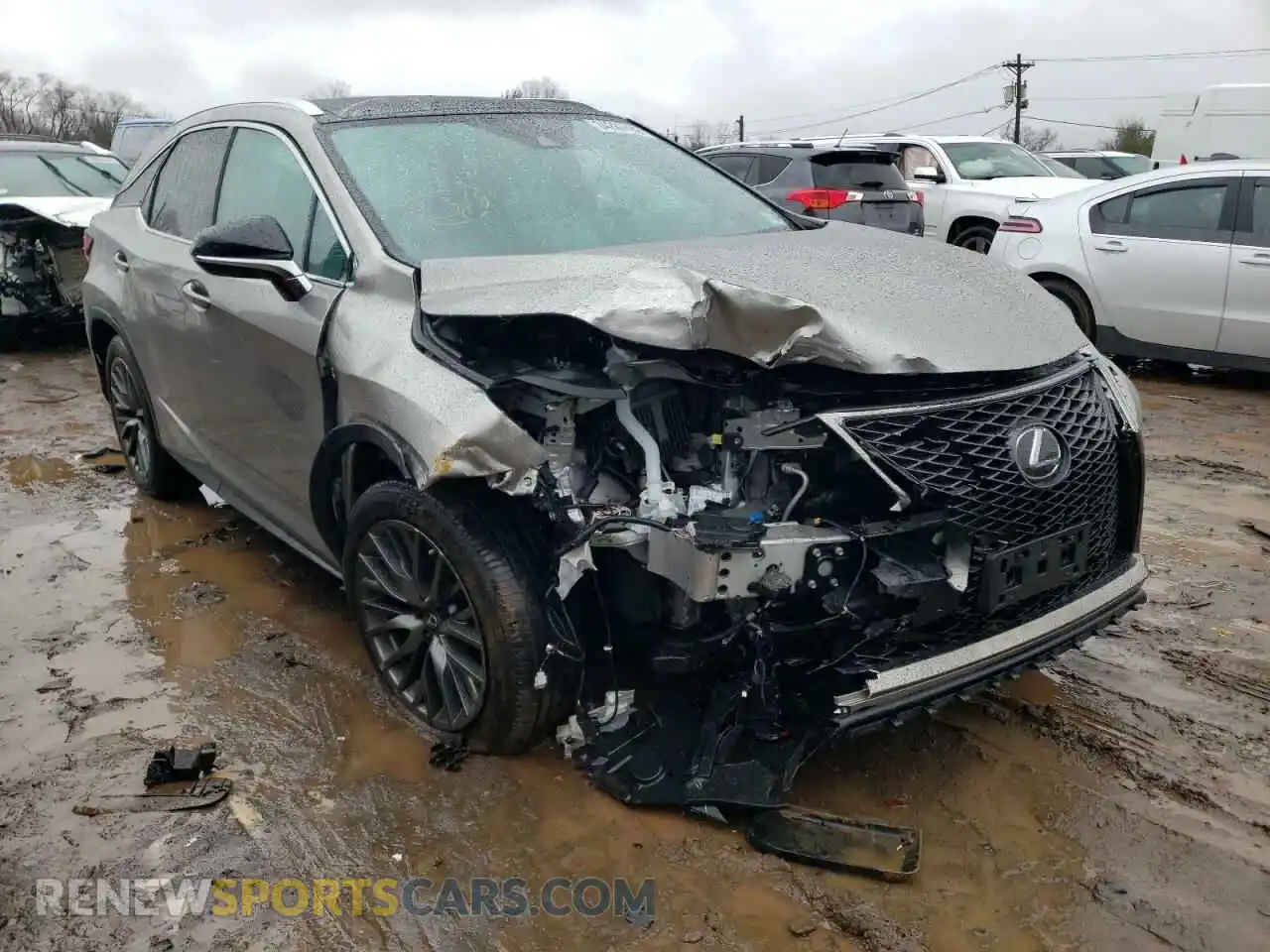 1 Photograph of a damaged car 2T2YZMDA3LC256108 LEXUS RX350 2020