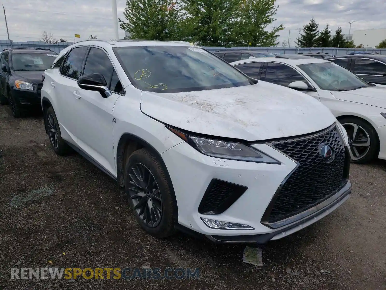 1 Photograph of a damaged car 2T2YZMDA4LC219892 LEXUS RX350 2020