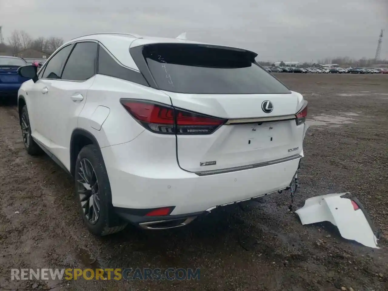 3 Photograph of a damaged car 2T2YZMDA7LC234144 LEXUS RX350 2020