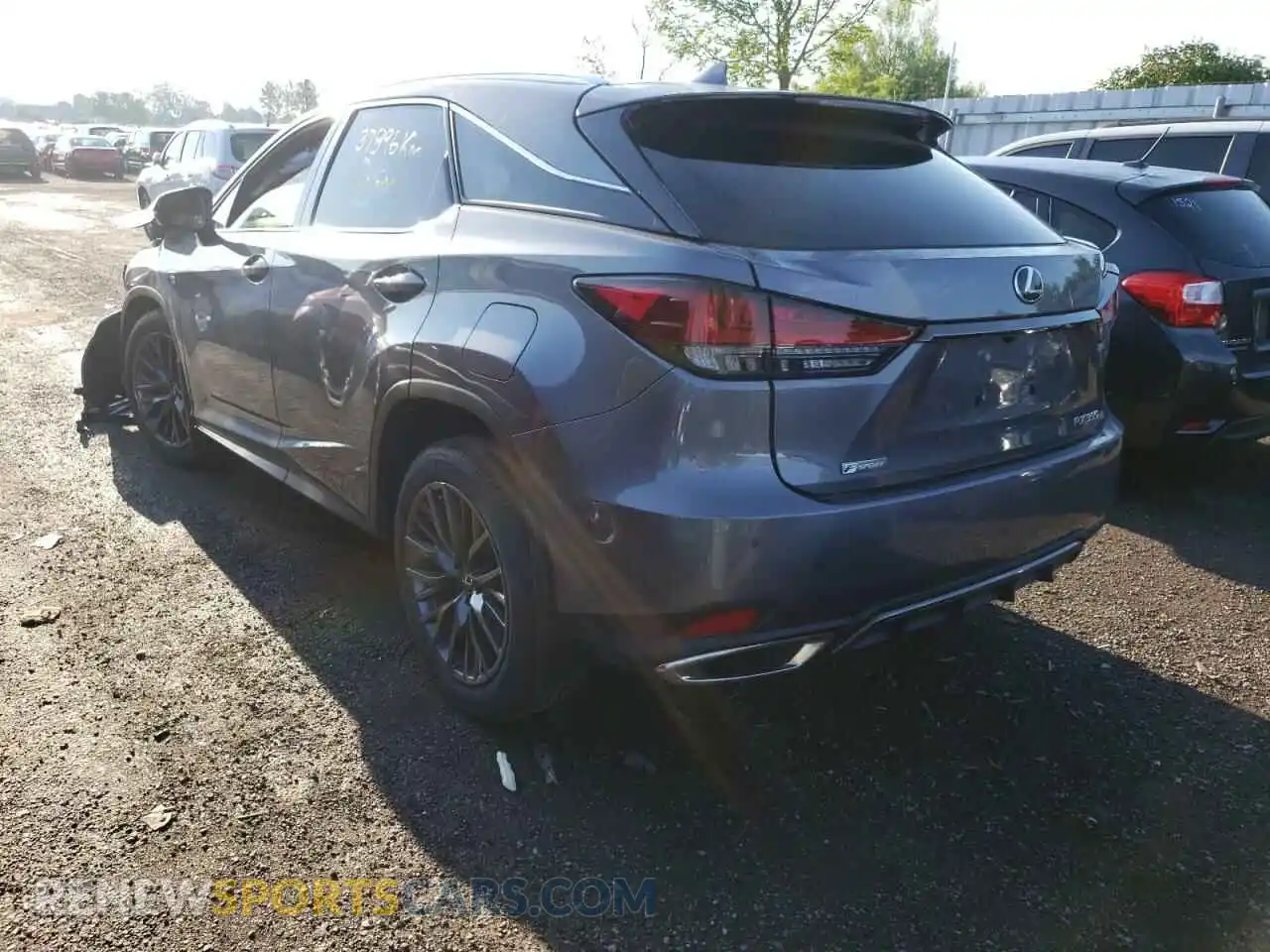 3 Photograph of a damaged car 2T2YZMDA8LC235917 LEXUS RX350 2020